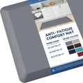 KitchenClouds Kitchen Mat Cushioned Anti Fatigue Rug 20"x39" Waterproof