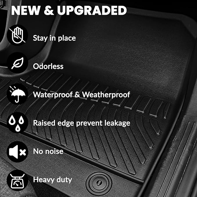 All Weather Floor Mats Fit for Honda Accord 2023 2024 2025 Include Hybrid TPE - Image 6