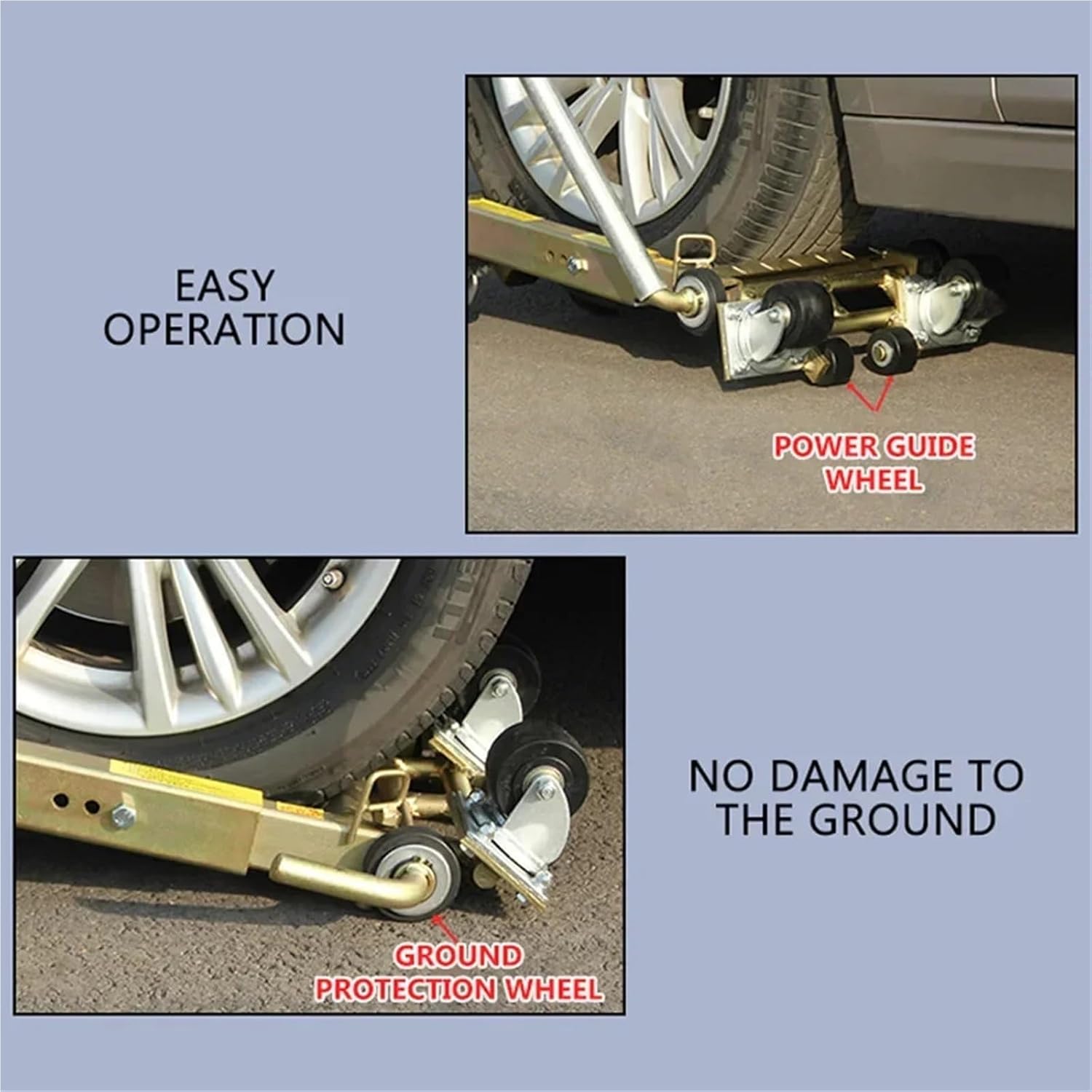 Cart Moving Cars 3T Hydraulic Car Moving Machine Universal Wheel Car Mover Hydraulic Trailer Vehicle Mobile Device Trailer Mover,