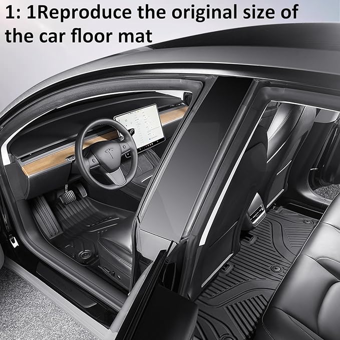 Car Foot Mats for Tesla Model 3 - Image 4