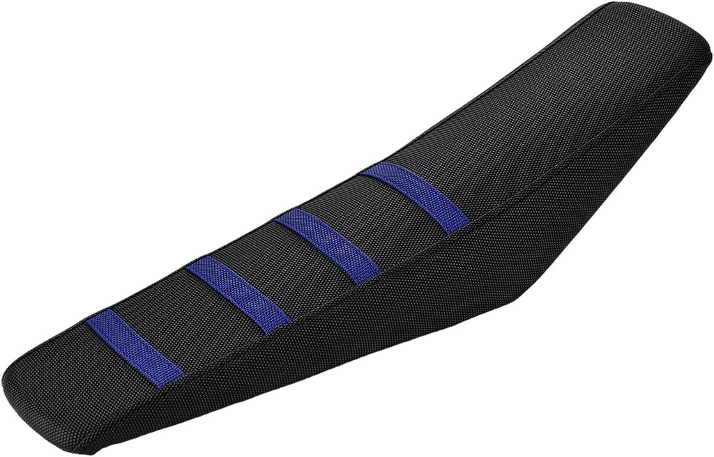 CHANGCHENG Electric Dirt Bike Seat Cover for Yozma IN10,Waterproof Anti-Slip PVC Seat Cushion Cover for Electric Bike Yozma in 10-Blue Stripe