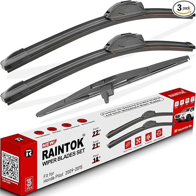Windshield Wiper Blade Set Replacement by RAINTOK