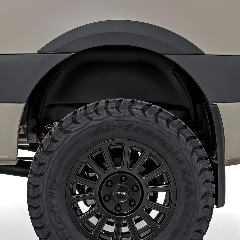 Rough Country Sport Fender Flares for Mercedes-Benz Sprinter (2019-2025) - 4.25" Flare Height, Durable ABS, Paintable, No-Drill Install, Set of 4