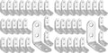 sheutsan 100 pcs 40 x 40 x 16mm, main product view