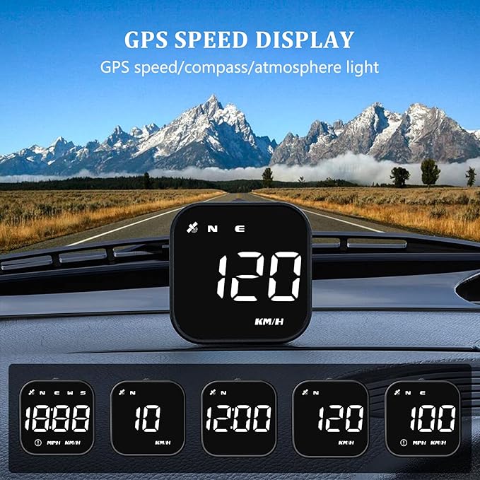 G4S Digital GPS Speedometer, New HUD Car Head Up Display - Image 2