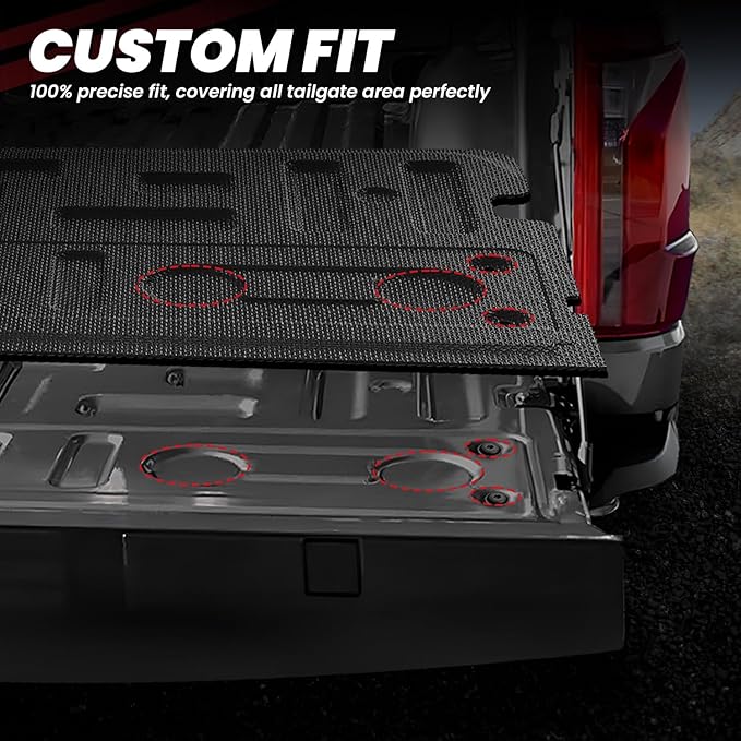 LASFIT Tailgate Mat for Ford F-150 2021-2025 Truck Tailgate Liner All Weather - Image 4