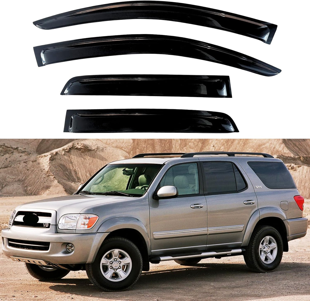 KPY Window Visors Compatible