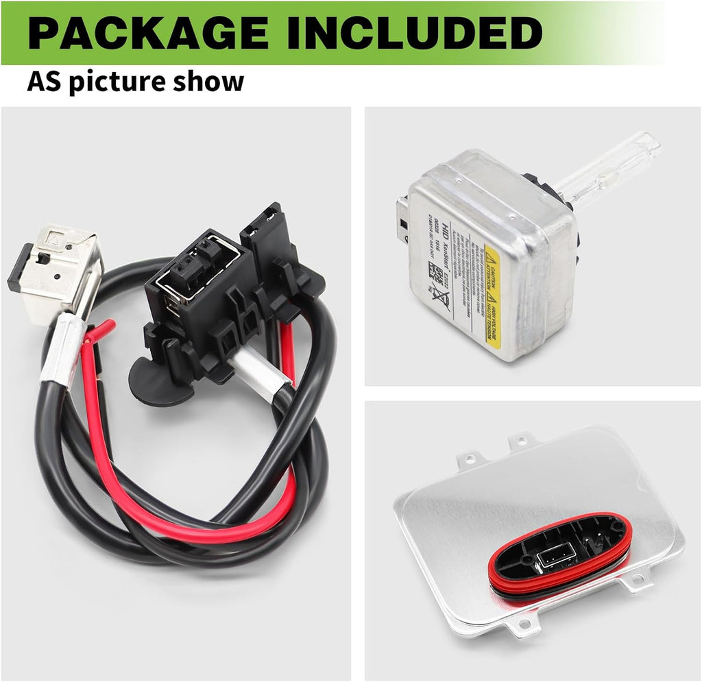 Xenon Headlight Ballast Control Unit Module w/Bulb Igniter 5DV 009 000-00 Compatible with Escalade 2007-2014