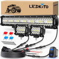 20in led light bar and 4in led cube, main product view