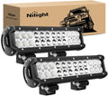 nilight led light bar 2pcs 12inch 72w 5040, main product view