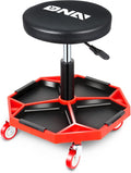 DNA MOTORING TOOLS-00253 Adjustable Height Pneumatic Garage Seat Rolling