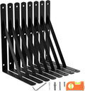 11 inch heavy duty shelf brackets, large floating, main product view