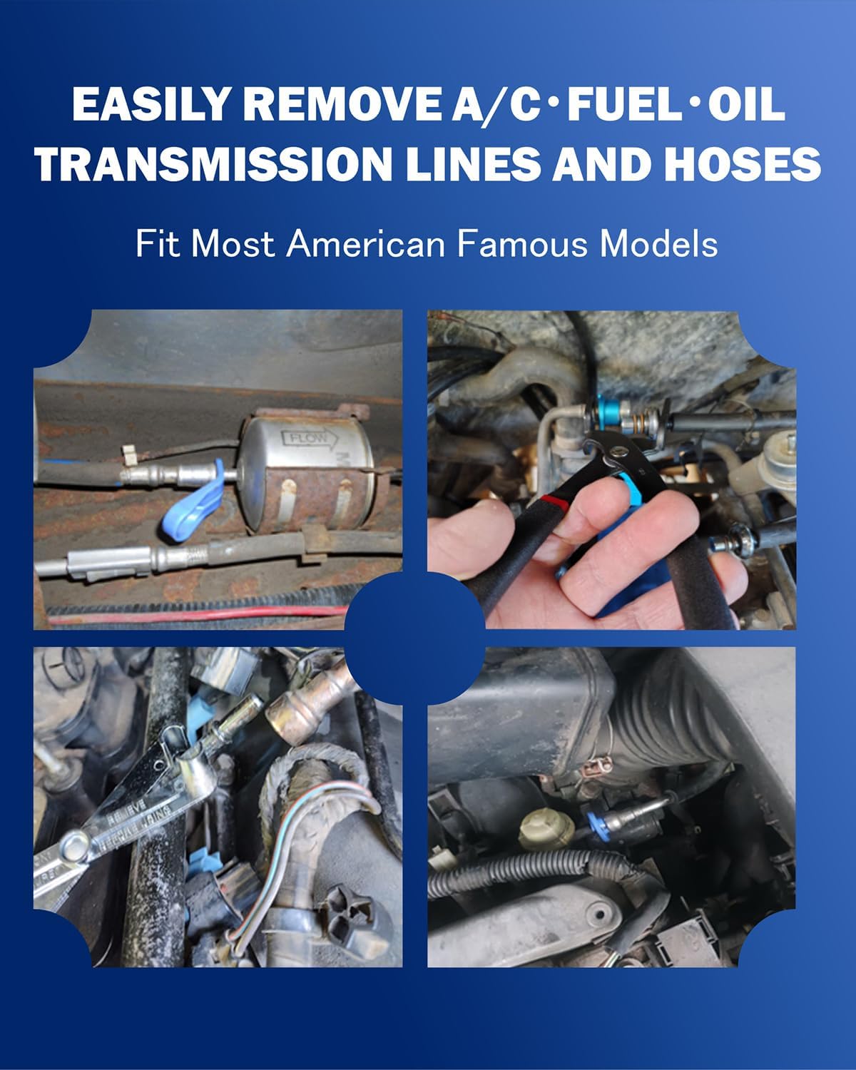 master quick disconnect tool fuel line disconnect tool shown in use