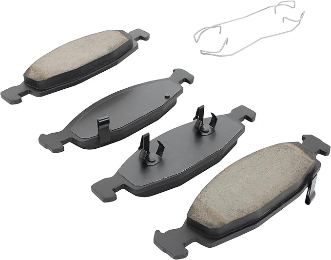 Premium Ceramic Front Brake Pads Compatible - Image 2