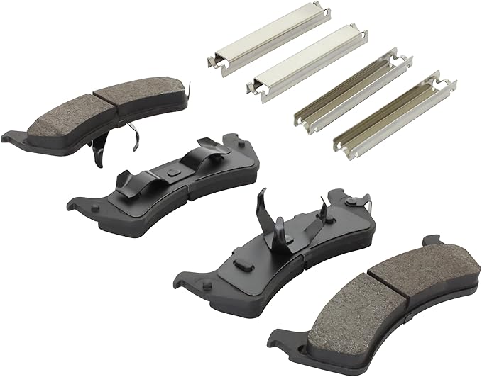 Premium Semi-Metallic Rear Brake Pads Compatible