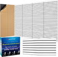 6 Pack 2-Layer Fold Soundproof Wall Panels, 0.9lb/ft³ High Density, 3D Acoustic