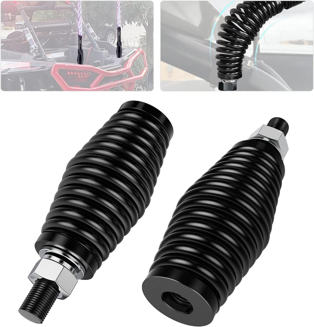 Nilight 2pcs Heavy Duty Barrel Spring Mounting Base for Whip Light ATV UTV RZR SXS Can Am Truck Jeep Off Road
