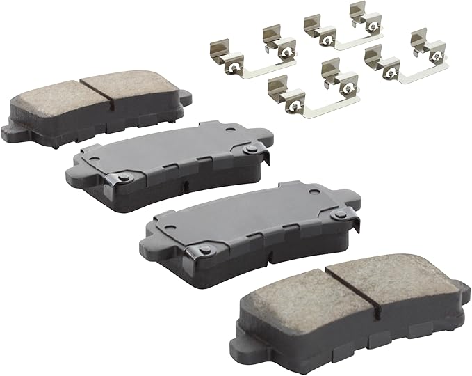 Premium Semi-Metallic Rear Brake Pads Compatible