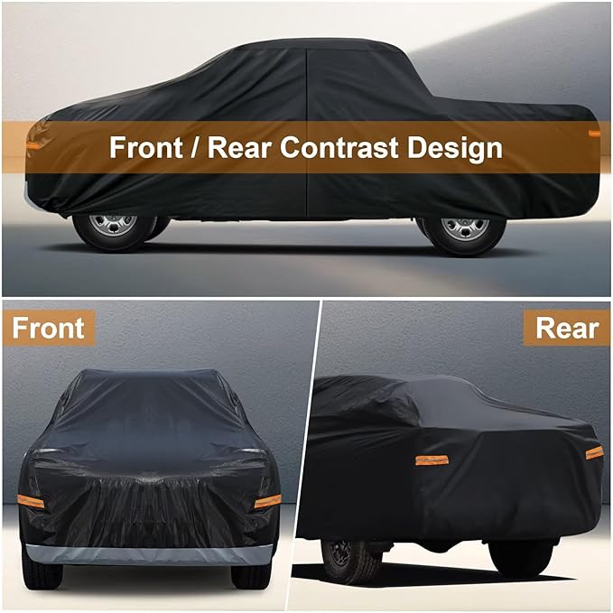 Kayme Truck Cover Custom Fit Ford Ranger Super/Extended/Regular Cab SB. Full - Image 5