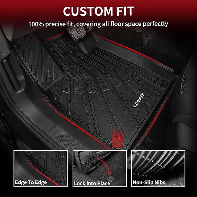 LASFIT Floor Mats & Cargo Mats for Volkswagen ID.4 2025 2024 2023 2022 2021 - Image 2