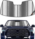 Pigenius Windshield Sunshade for Toyota Tundra 2022-2026 Custom Front Window Sun Shade - Metallic