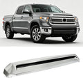 Front Upper Hood Bulge Molding Grille Trim Compatible with 2014-2021 Toyota Tundra Hood Scoop Molding Grill Trim Replacement for 76180-0C030 (Chrome)