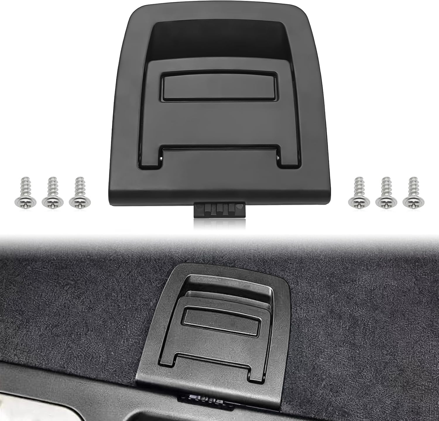 Rear Trunk Mat Carpet Handle Repalcement (Without Locking Function) Compatible with BMW X6 M F86 2013-2019, X5 M F85 2013-2018, X5 E70 2006-2013 3.0d, 4.8i etc, Replace # 51479120283