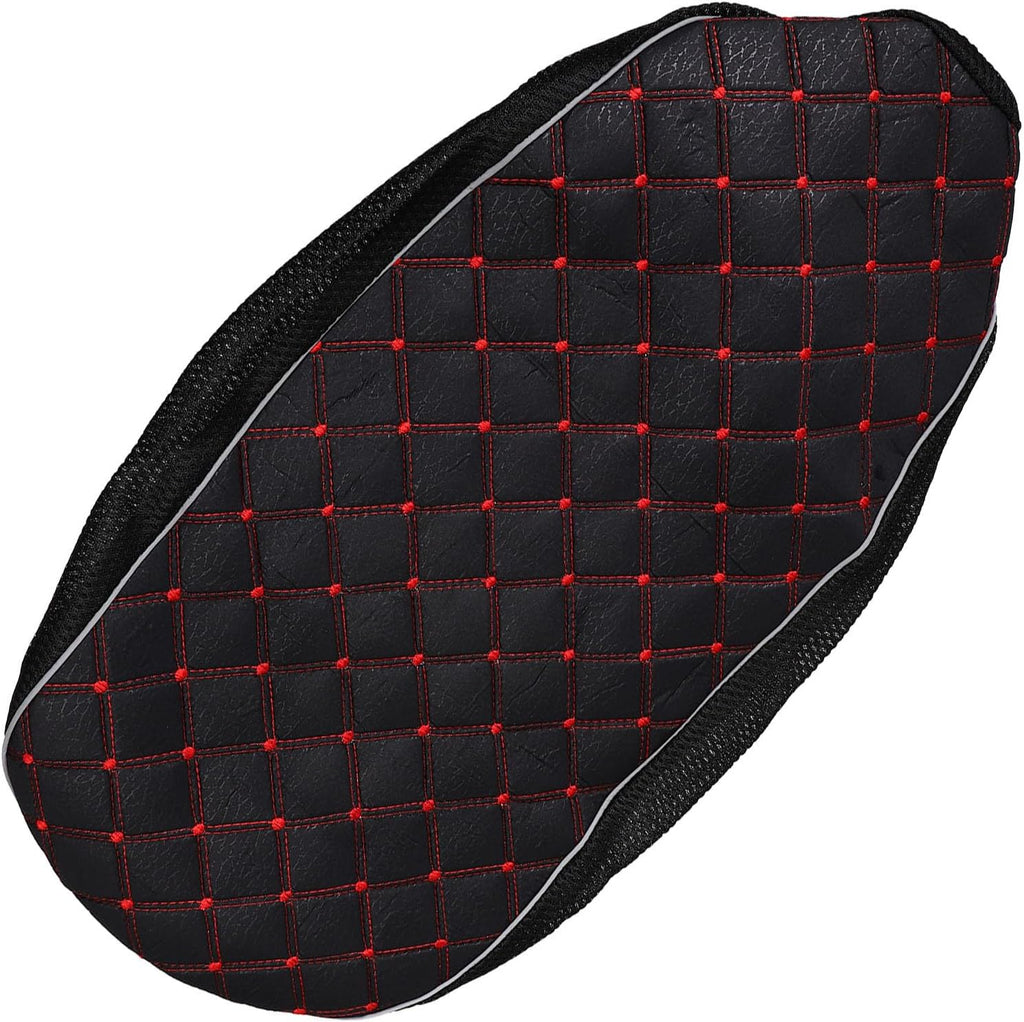 Motorcycle Scooter Moped Seat Cover Cushion Large Red Mesh Fabric Anti-Slip Breathable Protector Universal Four Seasons Seat Pad Random Color