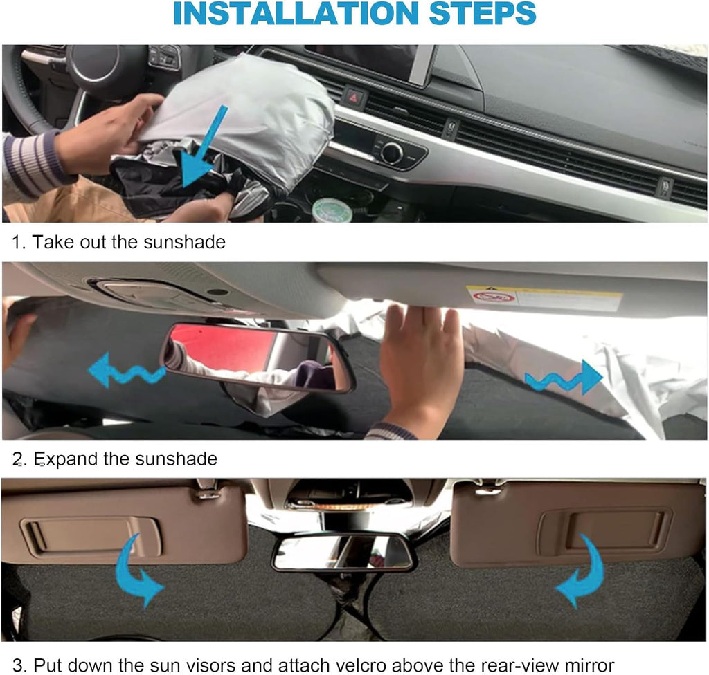 Car Windshield Sun Shade for Lexus RX 2016-2022 Accessories Lexus RX350 300 450 Sunshade Window Sun Visor Protector Foldable Blocks UV Rays Keep Your Car Cool