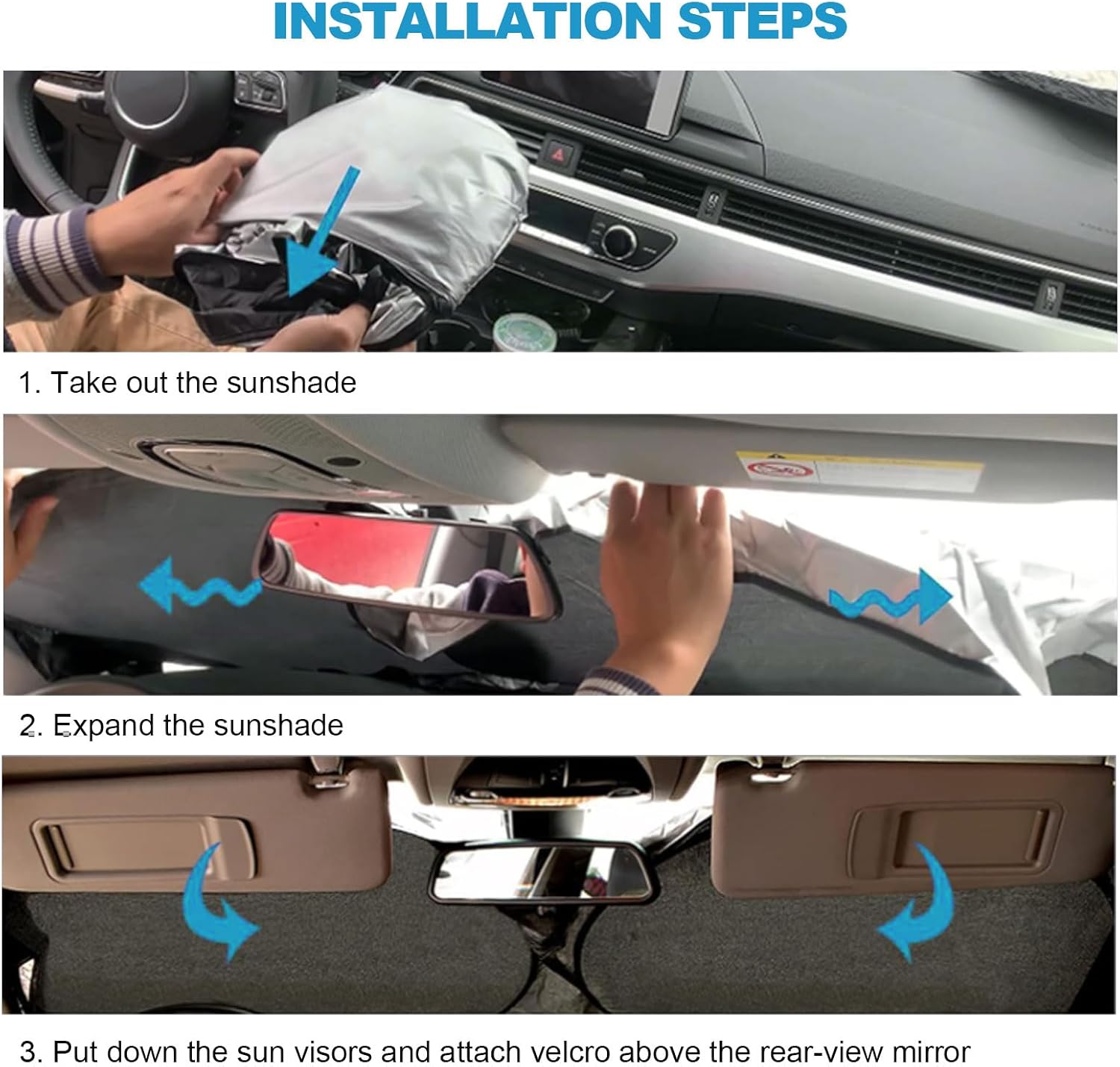 Car Windshield Sun Shade for Lexus RX 2016-2022 Accessories Lexus RX350 300 450 Sunshade Window Sun Visor Protector Foldable Blocks UV Rays Keep Your Car Cool