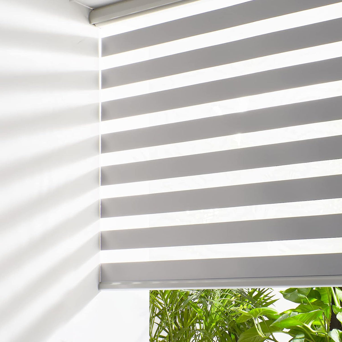 Persilux Window Blinds Cordless, Zebra Roller Shades