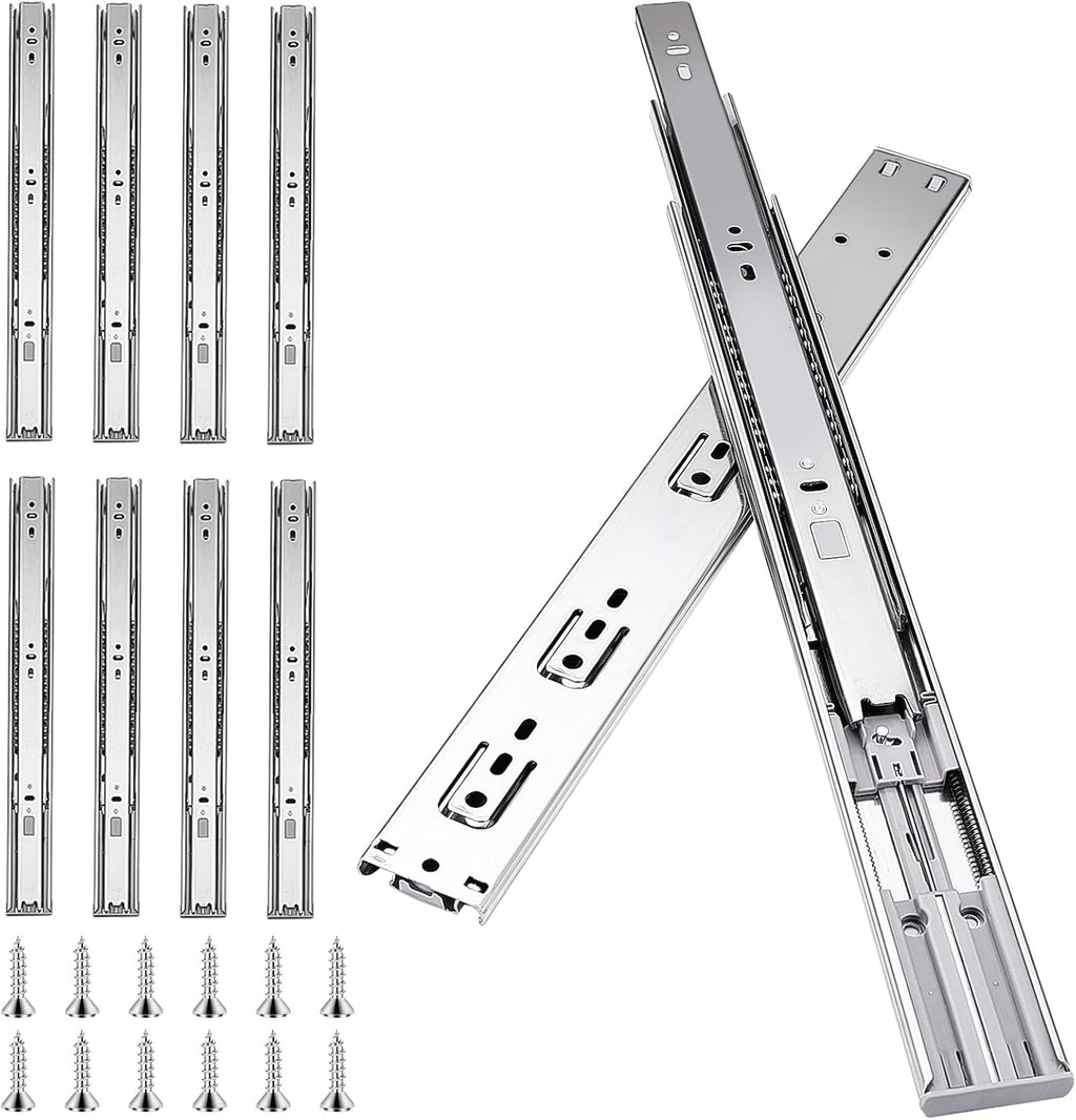 18 inch drawer slides 4 pairs (8pcs) soft, main product view