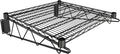 24" x 24" Black Epoxy Wire Wall Mount Shelf by Krollen+Industrial