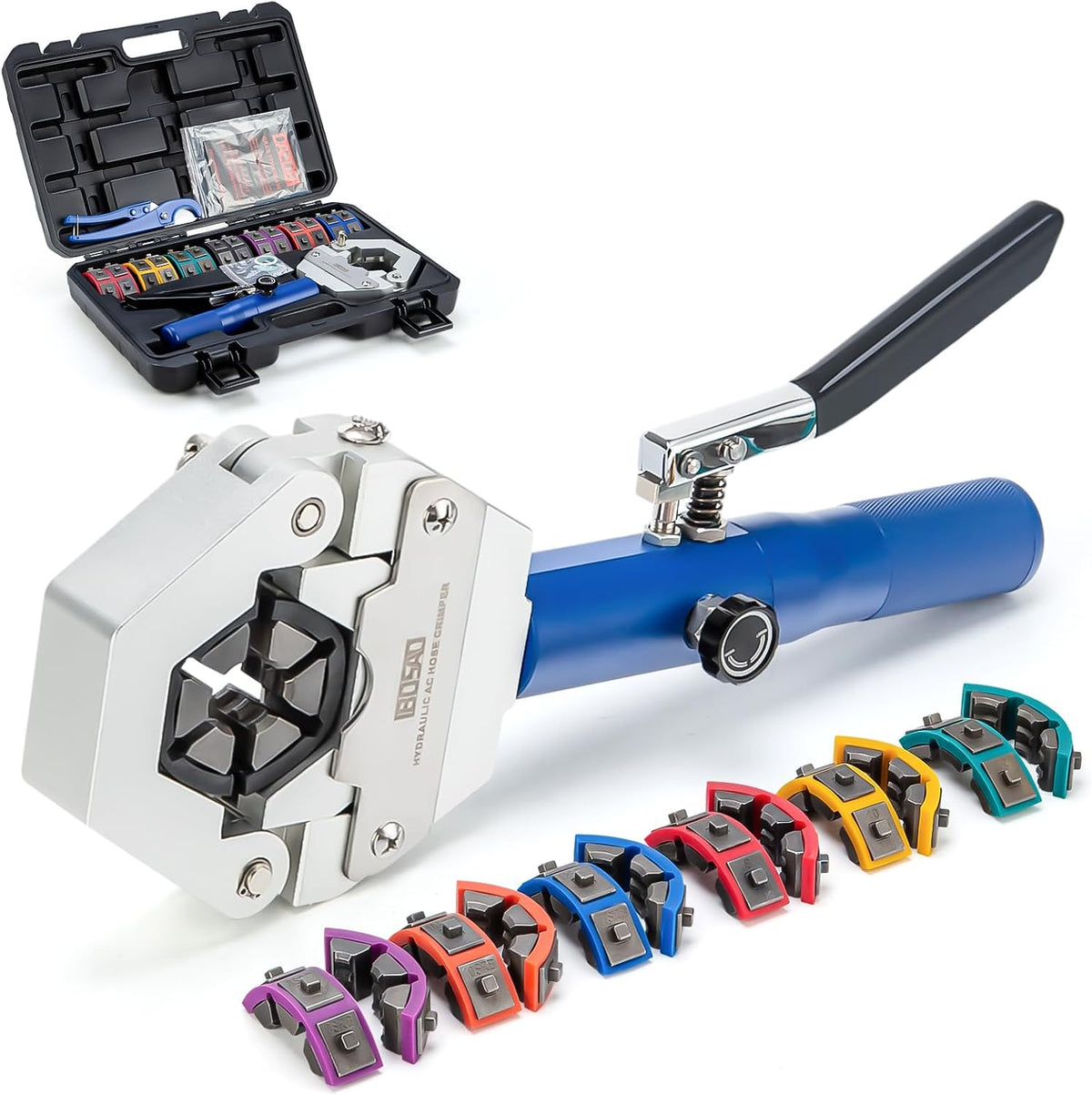 hydraulic ac hose crimper hydra-krimp 71500 manual a/c, main product view