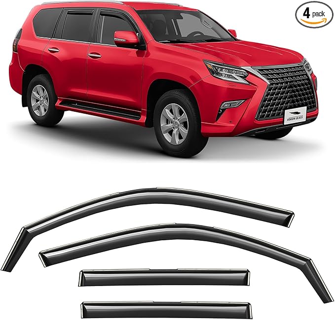 Voron Glass in-Channel Extra Durable Rain Guards by VoronGlass-highqualityautoaccessories