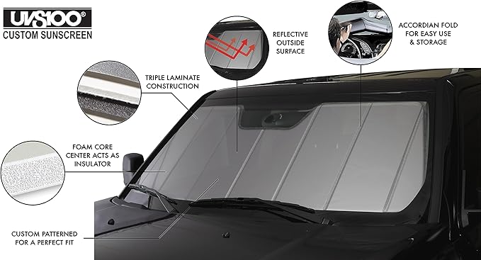 Covercraft UVS100 Custom Sunscreen | Fits 2009-2016 Audi A4/S4, 2009-2016 A4 - Image 3
