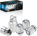 Wheel Locks | Wheel Locks Lug Nuts | M12 x 1.25 Locking Lug Nuts| Fit for Nissan Altima Rogue Infiniti Q50 QX60 Subaru Outback Forester Suzuki Datsun Mercury and More 13/16" Hex Key Cone Seat, 24154