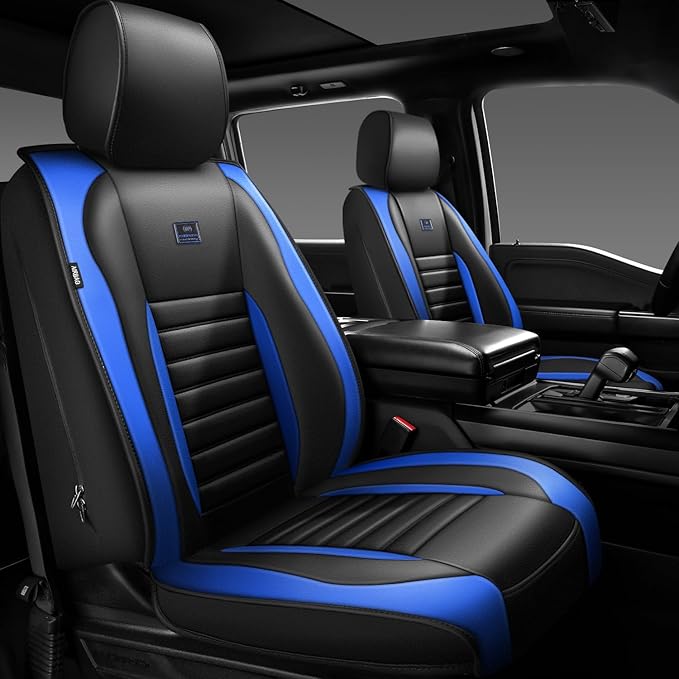 CAR PASS Nappa Leather Car Seat Covers Front Seats, Luxury Seat Protector - Image 8
