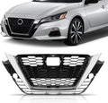 PartsFlow Front Upper Bumper Grille Hood Mesh Grill Assembly Compatible with 2019 2020 2021 2022 Nissan Altima S SL SV NI1200292,623106CA1A