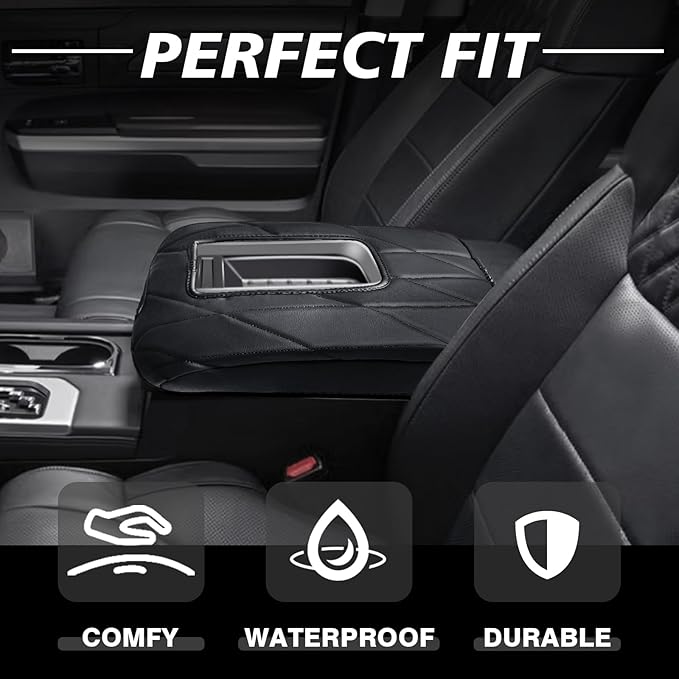 Muslogy Center Console Armrest Cover Compatible - Image 3