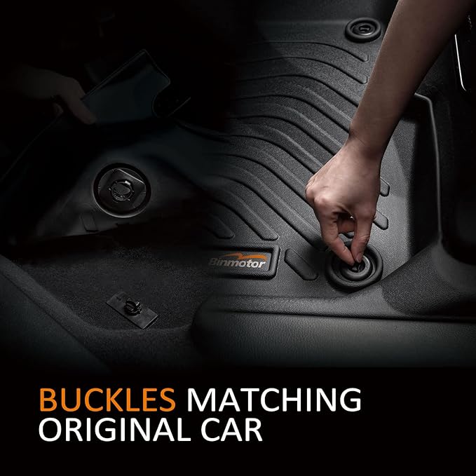Binmotor-All Weather Floor Mats & Cargo Liner Set - Image 4