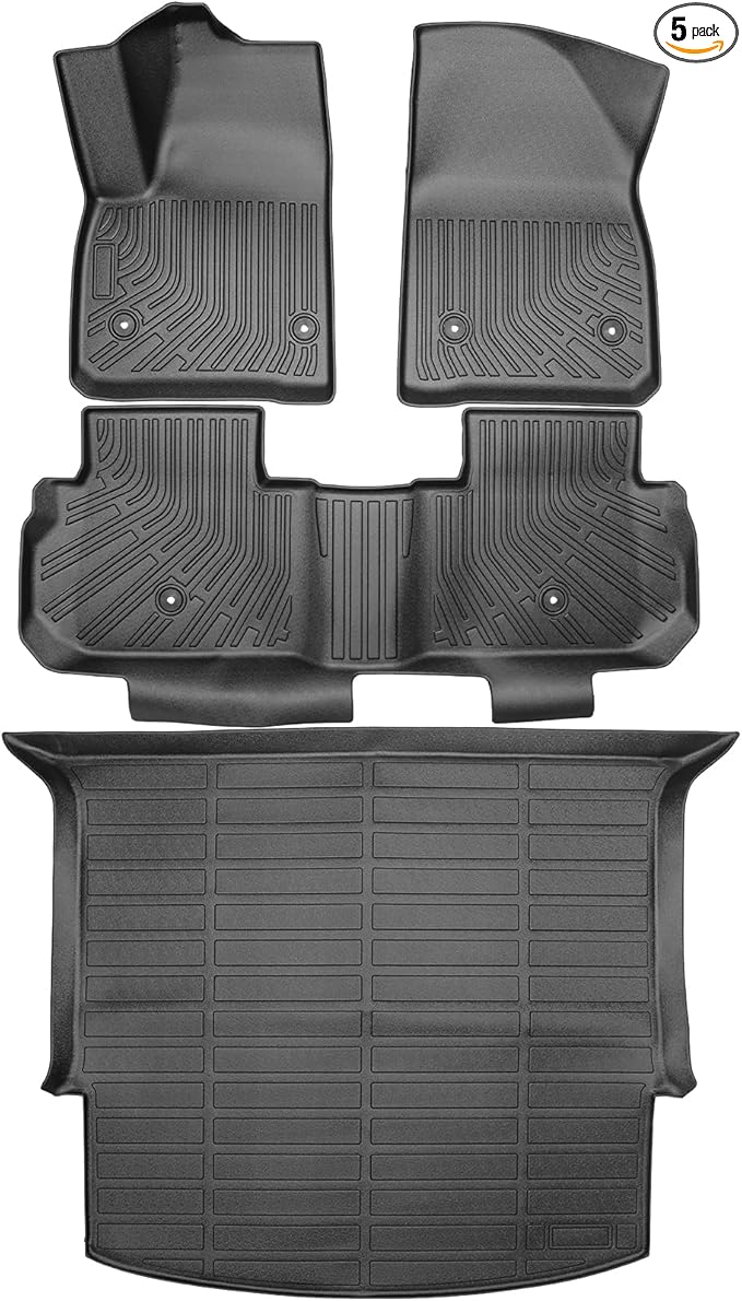 Floor Mats & Cargo Liner Set Fit by FETUSI