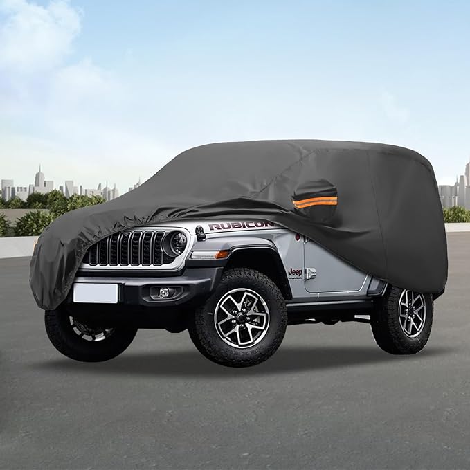 MORNYRAY Compatible with Jeep Wrangler 2 Door, Custom Fit JK JL TJ YJ CJ - Image 6
