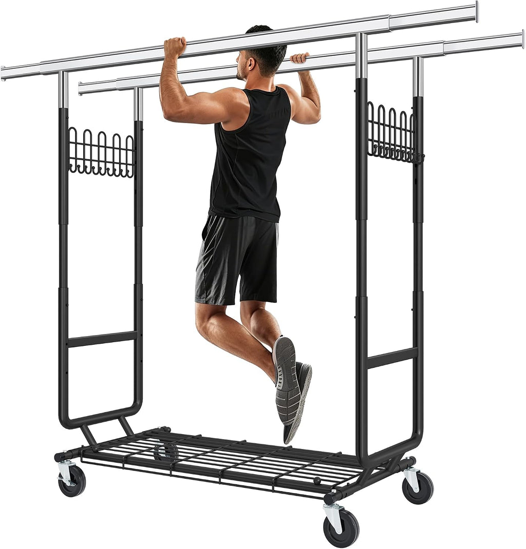 gewudraw clothes rack heavy duty load 900 lbs, main product view