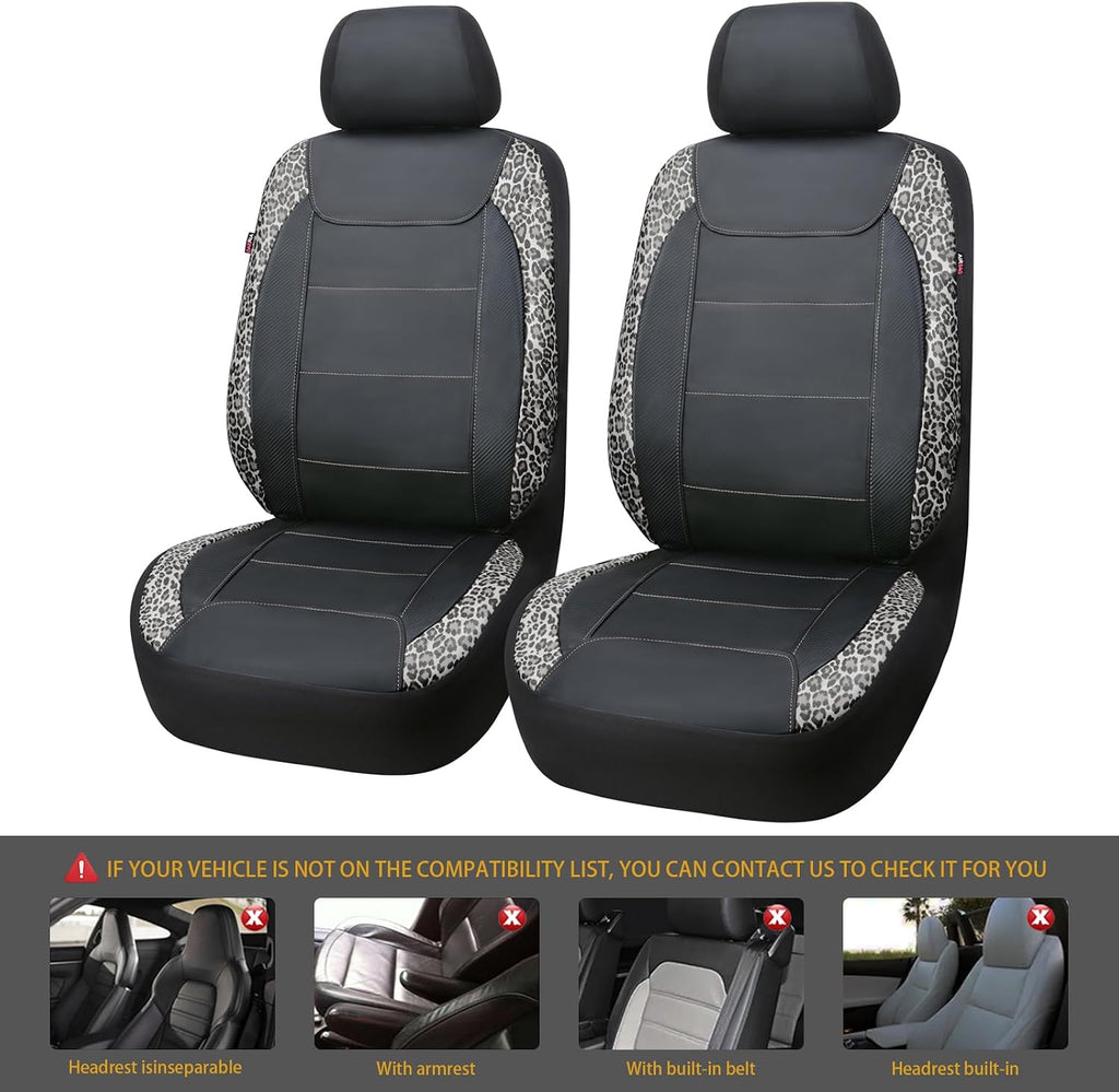 flying banner car seat covers faux leather waterproof shown in use