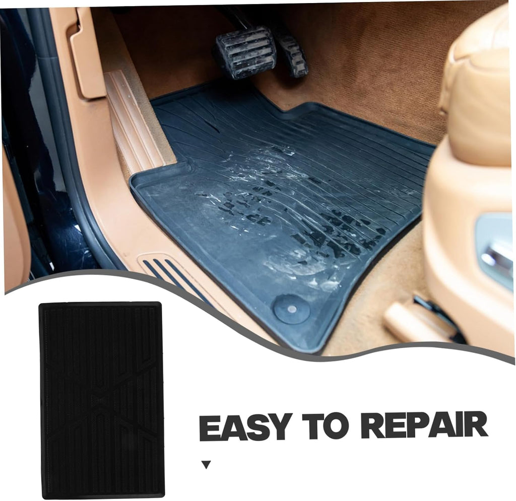 Sturdy Non-Slip Car Carpet Protector Patch Hard Rubber Floor Mat Repair Pad for Foot Pedals Automotive Carpet Protection for Vehicle Interior