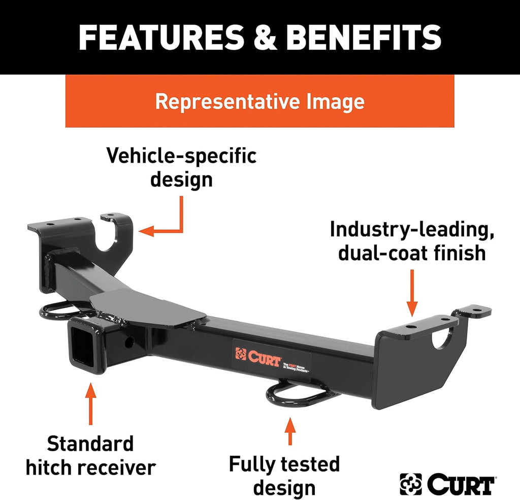 Curt Manufacturing 31367 Front Mount Receiver
