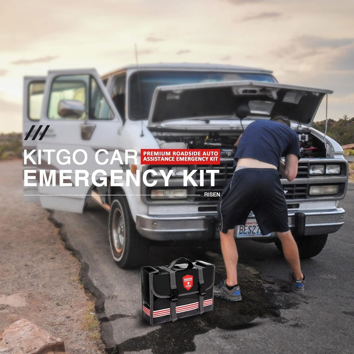 car emergency kit (126 piece)，gift for father women, view 9