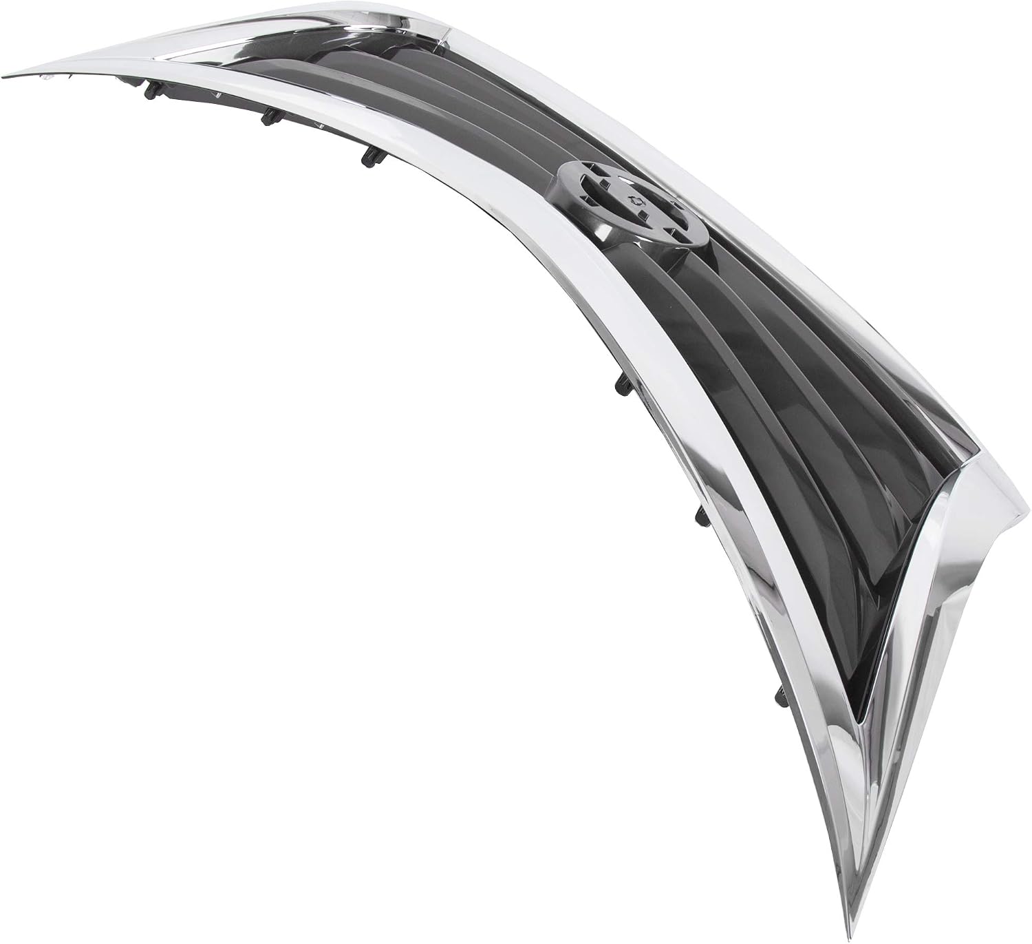 HECASA Front Bumper Grill Upper Grille Compatible with 2013 2014 2015 Nissan Altima Sedan Replacement for 623103TA0A NI1200250 Insert Plastic(ABS)