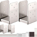 4"x4" adjustable post base, 4pcs，stainless steel post anchor, main product view